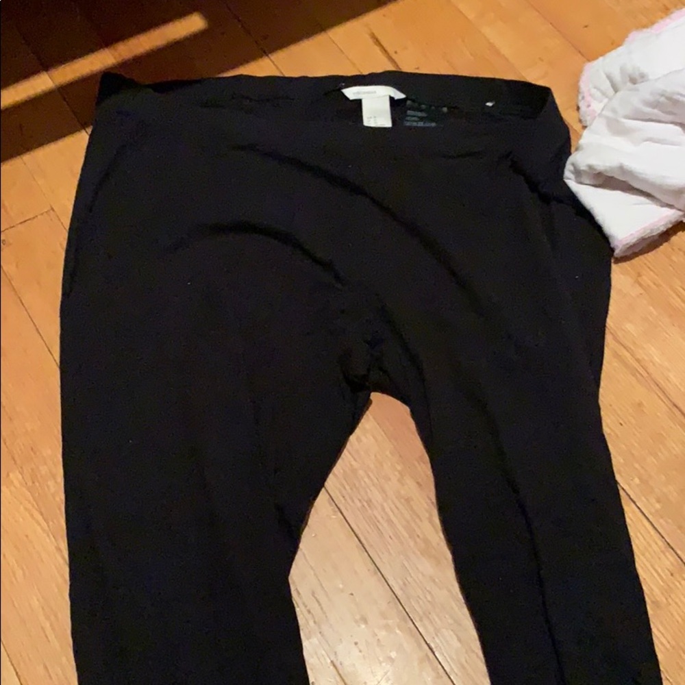 black leggings